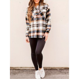 Women Corduroy Shirts Casual Long Sleeve Button Down Blouses Top